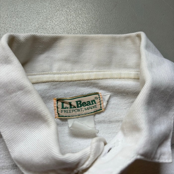 80s LLBean 2tone L/S polo shirt 80年代 エルエルビーン 2トーン長袖ポロシャツ グラデーション | Vintage.City 古着屋、古着コーデ情報を発信