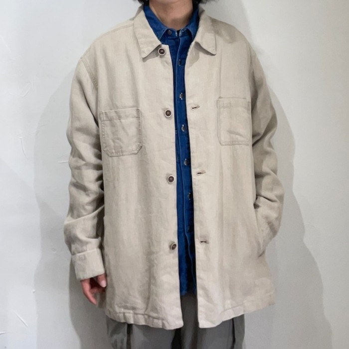 all linen shirts jacket | Vintage.City 빈티지숍, 빈티지 코디 정보