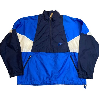 ビンテージ 90年代 ナイキ ナイロン ジャケット L ネイビー×ホワイト×ブルー | Vintage.City 古着屋、古着コーデ情報を発信