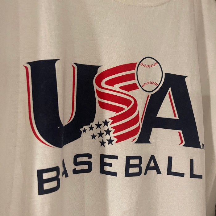 Hanes USA baseball プリント Tシャツ 白T | Vintage.City 빈티지숍, 빈티지 코디 정보