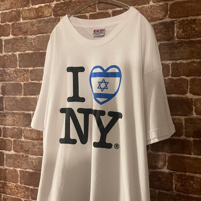 BAYSIDE made in USA “I ♡ NY” ヘビーウエイトTシャツ 白T | Vintage.City 빈티지숍, 빈티지 코디 정보