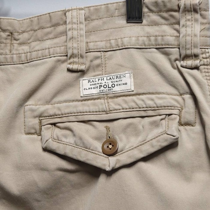 Polo Ralph Lauren “Polo Chino” カーゴ ショーツ ベージュ W34 ラルフローレン ショートパンツ | Vintage.City 古着屋、古着コーデ情報を発信