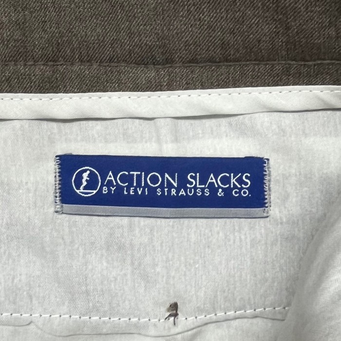 00'S LEVIS "ACTION SLACKS" スラックス ブラウンヘザー (DEADSTOCK) | Vintage.City 古着屋、古着コーデ情報を発信