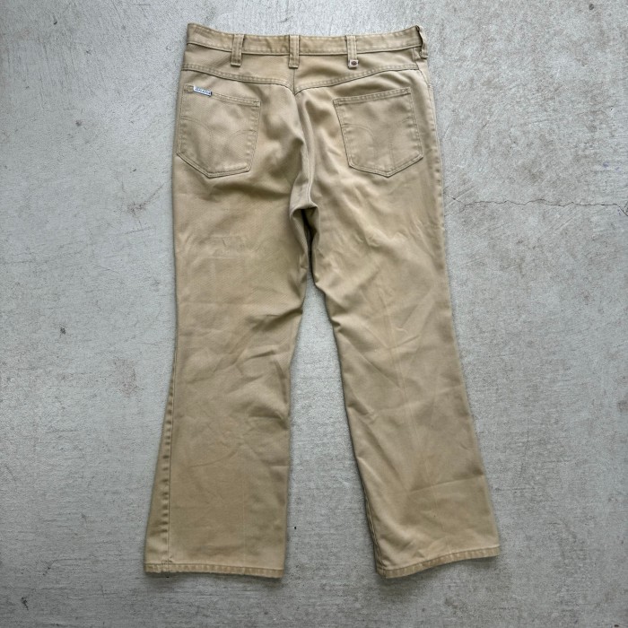70s Dickies flare pants "beige" | Vintage.City 빈티지숍, 빈티지 코디 정보
