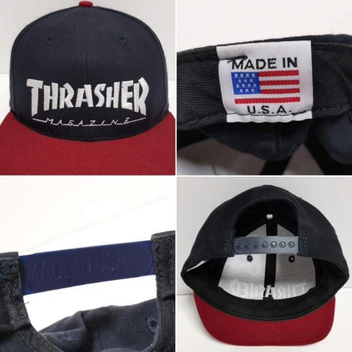 90s スラッシャー THRASHER スナップバックキャップ CAP USA製 | Vintage.City 古着屋、古着コーデ情報を発信