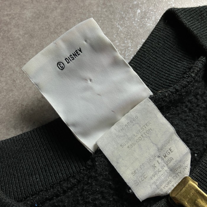90s USA製 Disney ミッキー XL ブラック スウェット トレーナー | Vintage.City 古着屋、古着コーデ情報を発信