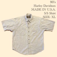 90's HARLEY-DAVIDSON MADE IN U.S.A. S/S Shirt - XL | Vintage.City 古着屋、古着コーデ情報を発信