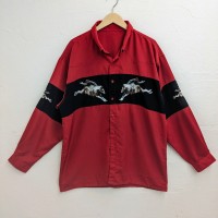 RODEO COWBOY EMBROIDERY BUTTON DOWN SHIRT　ロデオ　カウボーイ　刺繍ボタンダウンシャツ　馬 | Vintage.City Vintage Shops, Vintage Fashion Trends