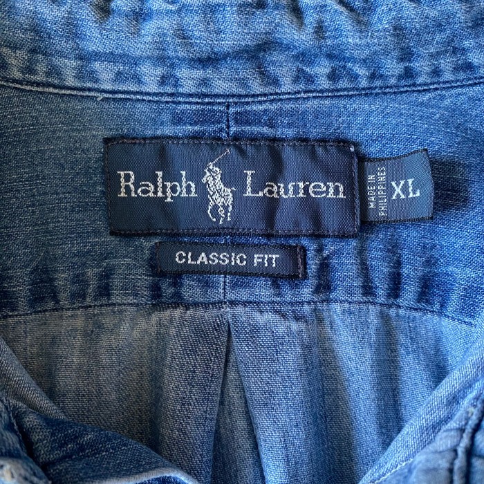 90's / 《Ralph Lauren》denim shirt ラルフローレン デニムシャツ | Vintage.City 빈티지숍, 빈티지 코디 정보
