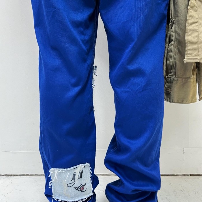 Euro work twill pants "patchwork" | Vintage.City 古着屋、古着コーデ情報を発信