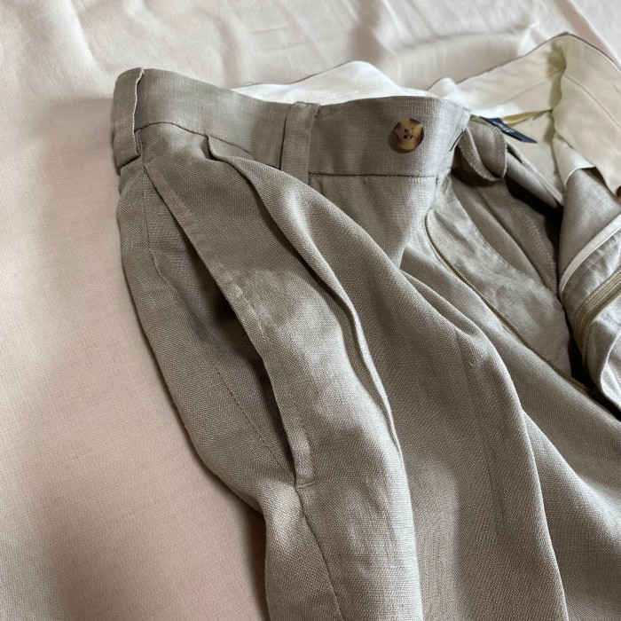 90's / 《JoS.A.BANK》linen slacks リネン スラックス | Vintage.City 古着屋、古着コーデ情報を発信
