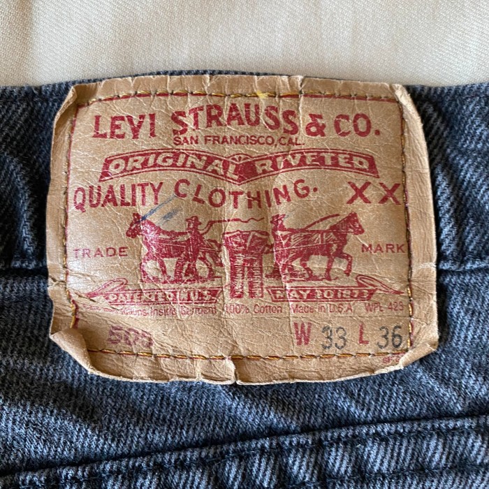 90's USA made / 《Levi's》505 black denim pants ブラックデニム | Vintage.City Vintage Shops, Vintage Fashion Trends