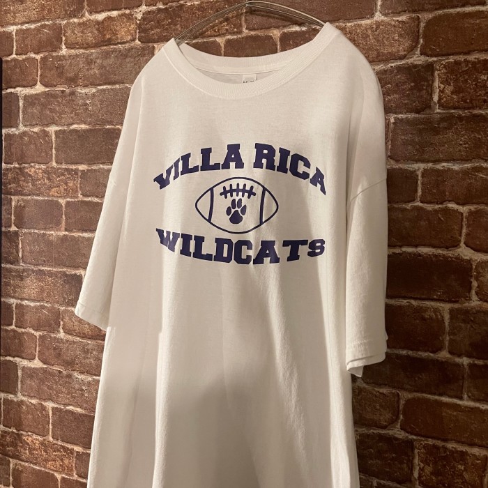 VILLA RICA high school WILDCATS team Tシャツ 白T | Vintage.City 古着屋、古着コーデ情報を発信