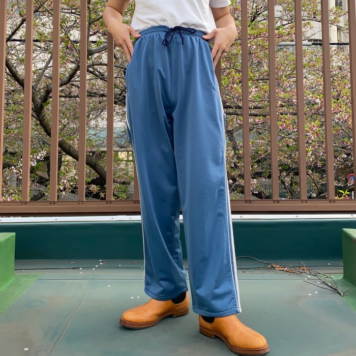 90's~ / dusty blue track pants トラックパンツ ジャージ | Vintage.City 빈티지숍, 빈티지 코디 정보