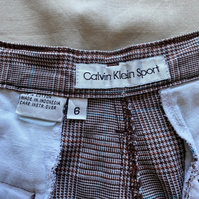 90's / 《Calvin Klein Sport》glen check pants カルバンクライン チェックパンツ | Vintage.City 古着屋、古着コーデ情報を発信
