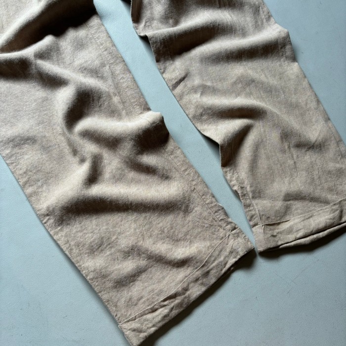 Alan Flusser 2tuck linen/rayon slacks “34×32” アランフラッサー 2タック リネンスラックス レーヨン混 | Vintage.City 古着屋、古着コーデ情報を発信