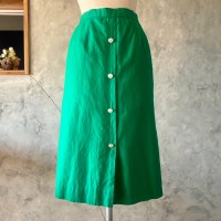 フロントボタングリーンスカート | Vintage.City 古着屋、古着コーデ情報を発信