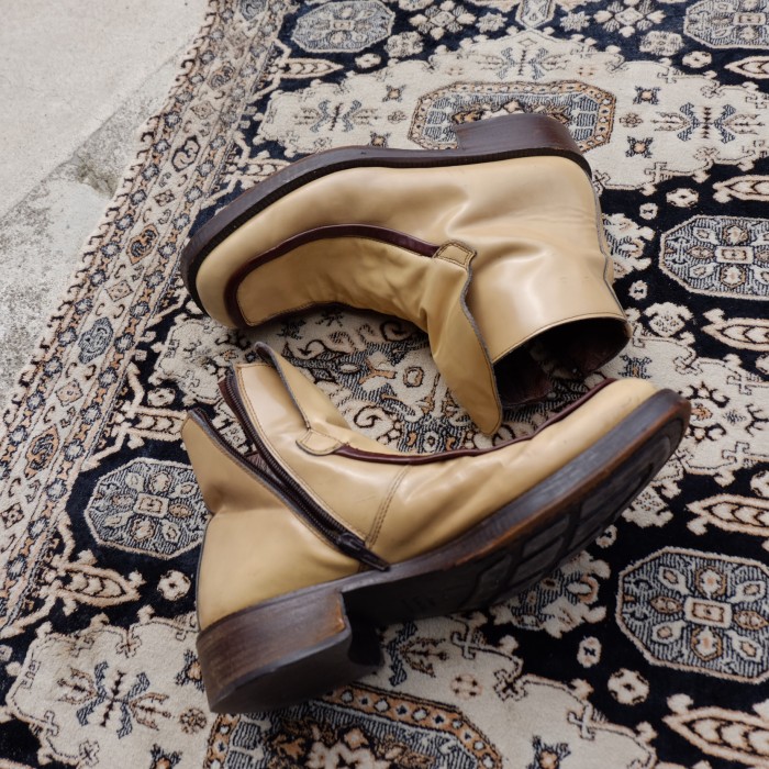 hudson sidezip　leather　boots　Italy | Vintage.City 빈티지숍, 빈티지 코디 정보