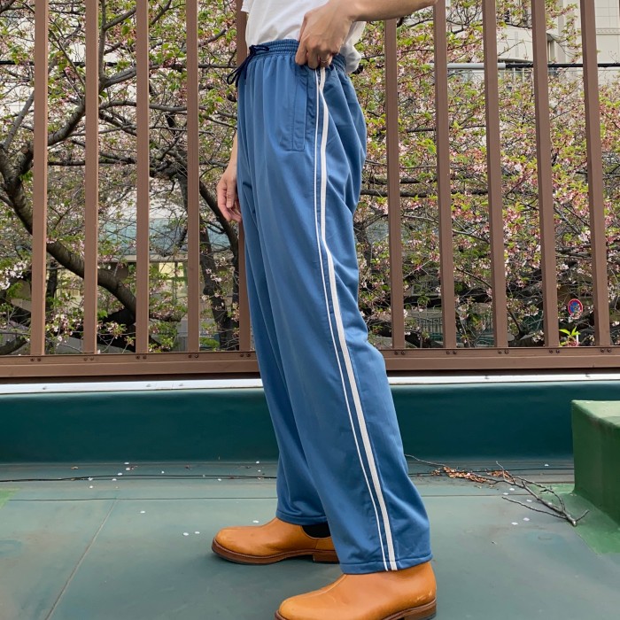 90's~ / dusty blue track pants トラックパンツ ジャージ | Vintage.City 古着屋、古着コーデ情報を発信