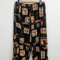 ETHNIC PATTERN AFRICAN BATIC CROPPED EASY PANTS　エスニック　総柄クロップドイージーパンツ　アート　アフリカンバティック | Vintage.City Vintage Shops, Vintage Fashion Trends