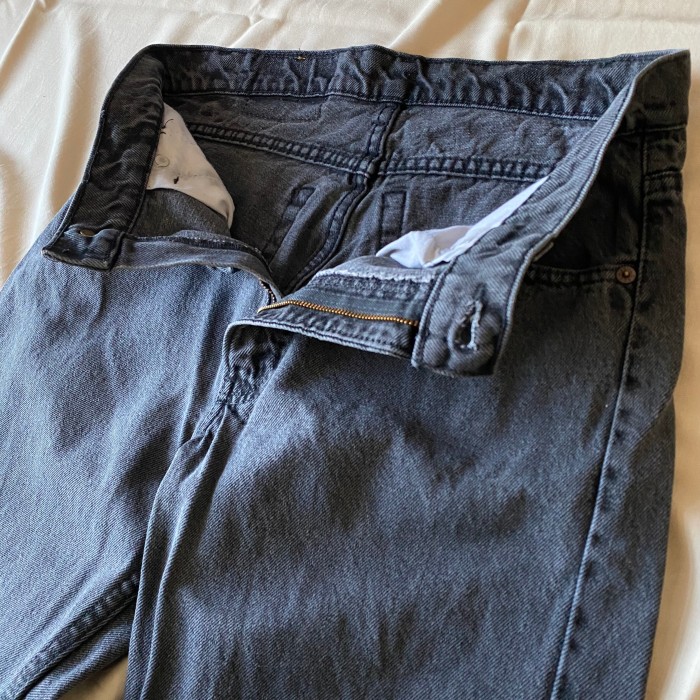 90's USA made / 《Levi's》505 black denim pants ブラックデニム | Vintage.City 빈티지숍, 빈티지 코디 정보