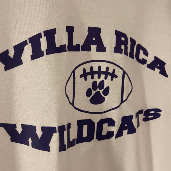 VILLA RICA high school WILDCATS team Tシャツ 白T | Vintage.City 빈티지숍, 빈티지 코디 정보