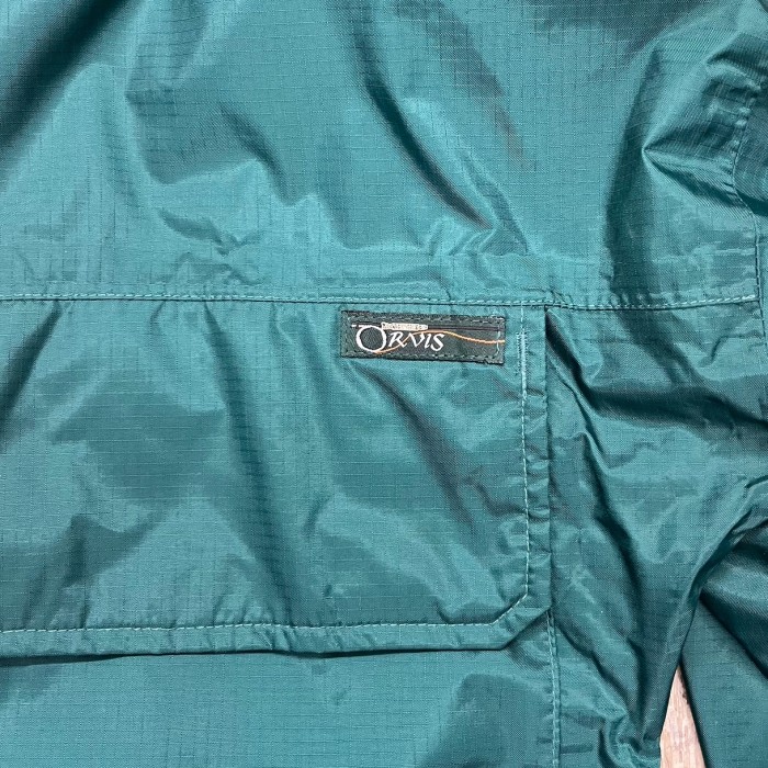 90'S ORVIS リップストップナイロン フィッシングジャケット ダークグリーン (VINTAGE) | Vintage.City 古着屋、古着コーデ情報を発信