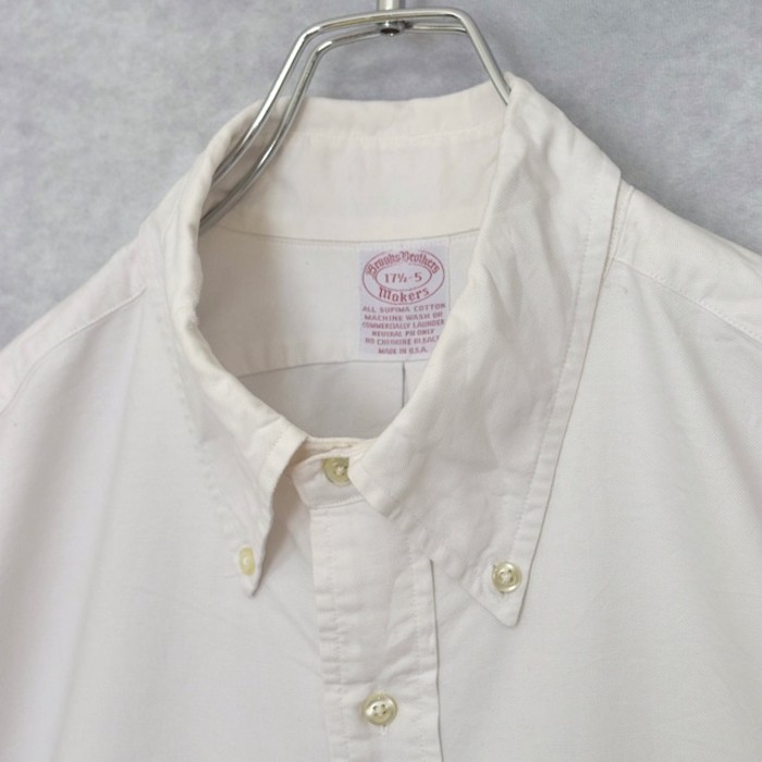 old " brooks brothers " white oxford BD shirts | Vintage.City 古着屋、古着コーデ情報を発信