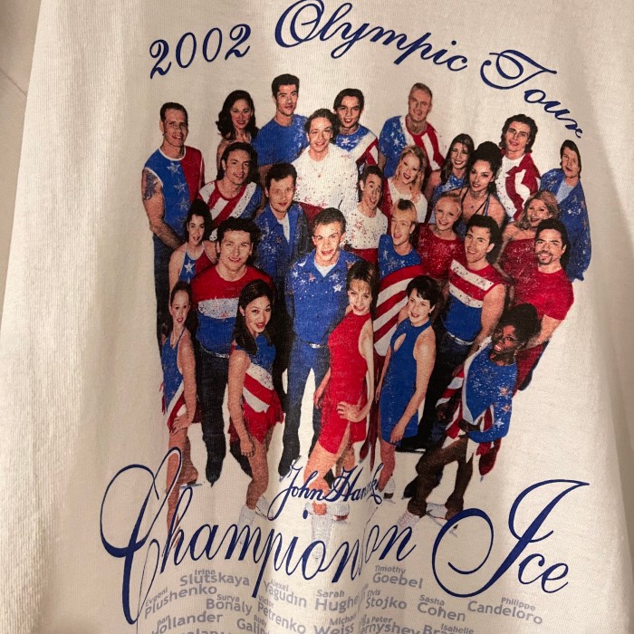 GILDAN CHAMPIONS ON ICE ヘビーウエイト Tシャツ 白T | Vintage.City 빈티지숍, 빈티지 코디 정보