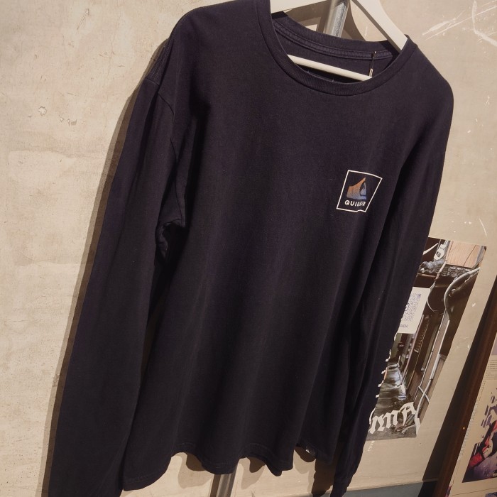 クイックシルバー　ロングTシャツ　Lサイズ　ブラック　コットン　メキシコ　2781 | Vintage.City 古着屋、古着コーデ情報を発信