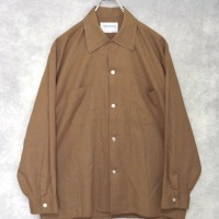 old “ manhattan ” cotton x polyester open collar shirts | Vintage.City 古着屋、古着コーデ情報を発信