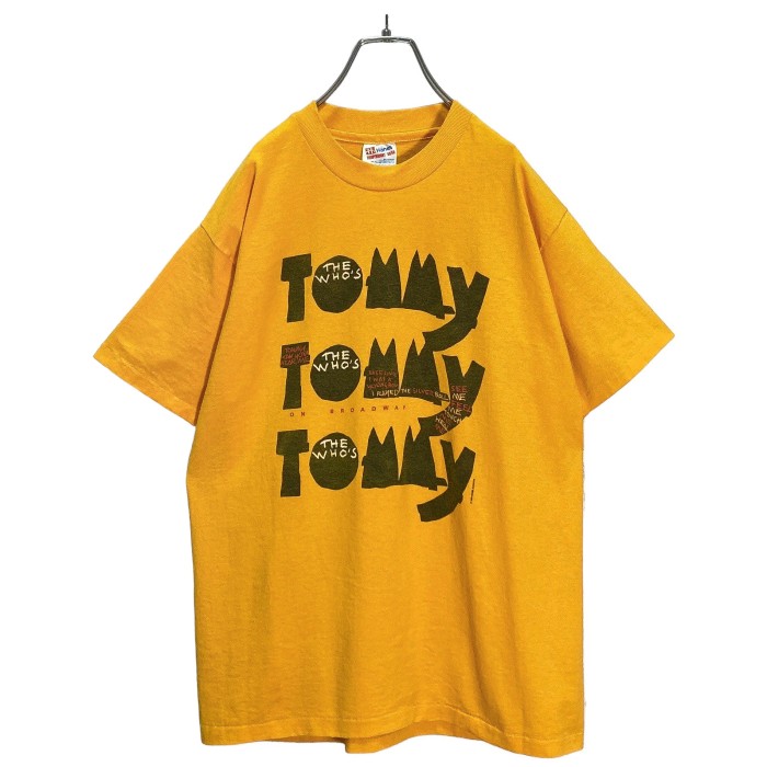 1992 THE WHO "TOMMY On Broadway" band movie T-SHIRT | Vintage.City 古着屋、古着コーデ情報を発信