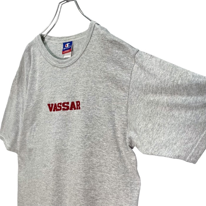 90s Champion "VASSAR" lettering design T-SHIRT | Vintage.City 古着屋、古着コーデ情報を発信