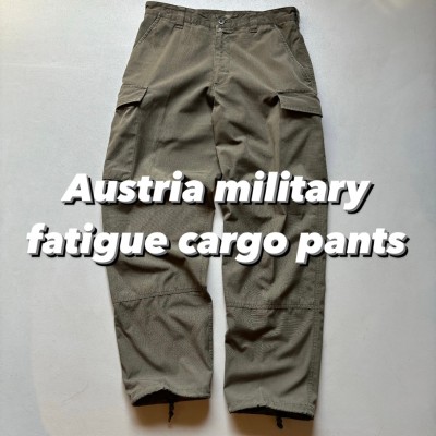 Austria military fatigue cargo pants  オーストリア軍 ファティーグパンツ カーゴパンツ 2010 | Vintage.City 古着屋、古着コーデ情報を発信