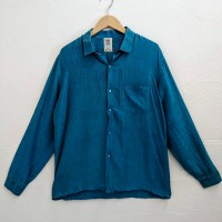 PURE SILK EMBROIDERY ETHNIC SHIRT　刺繍シルクシャツ　エスニック | Vintage.City 古着屋、古着コーデ情報を発信