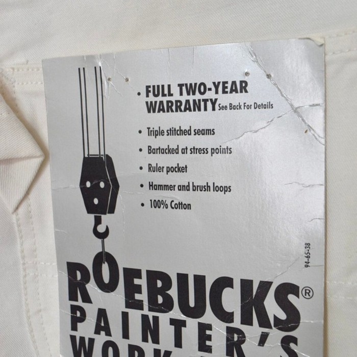 dead stork old “ roebucks ” white cotton painter pants | Vintage.City 빈티지숍, 빈티지 코디 정보