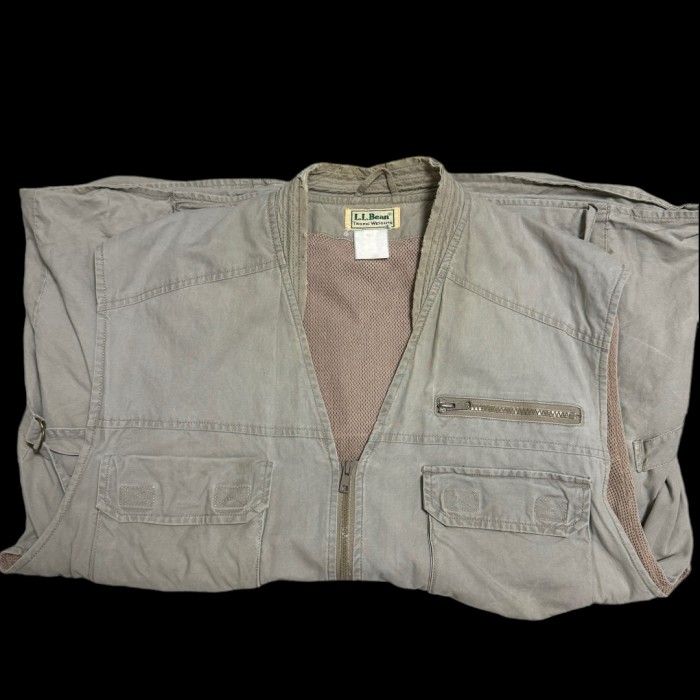 80s L.L.BEAN Tattered fishing vest | Vintage.City 古着屋、古着コーデ情報を発信