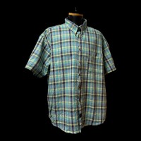"Cotton Reel" Rough knitting madras check shirt | Vintage.City 古着屋、古着コーデ情報を発信