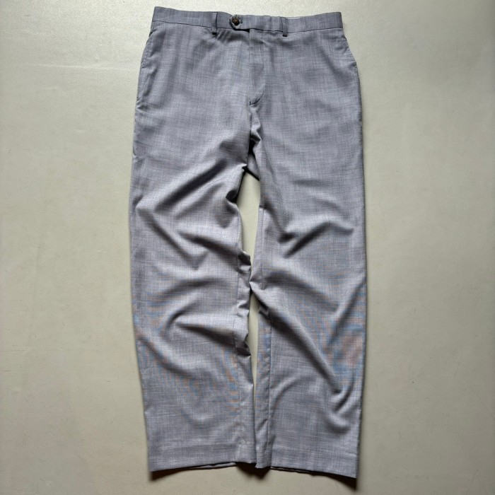 Ralph Ralph Lauren no-tuck slacks “34×30” ラルフラルフローレン ノータックスラックス カスリ | Vintage.City 古着屋、古着コーデ情報を発信