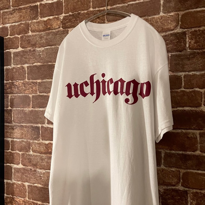 GILDAN University of Chicago カレッジTシャツ 白T | Vintage.City 古着屋、古着コーデ情報を発信