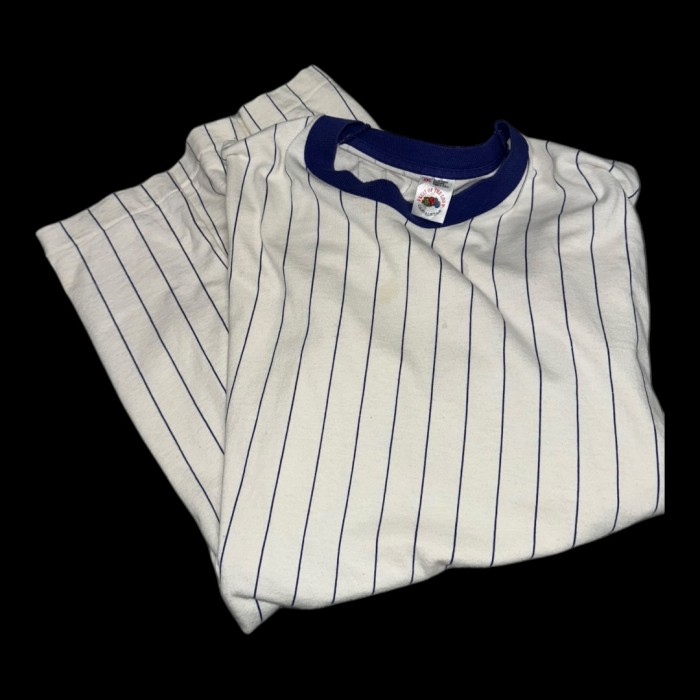 90s FRUIT OF THE LOOM stripe T-shirts | Vintage.City 빈티지숍, 빈티지 코디 정보