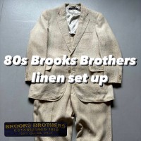 80s Brooks Brothers linen set up 80年代 ブルックスブラザーズ リネンセットアップ | Vintage.City 古着屋、古着コーデ情報を発信