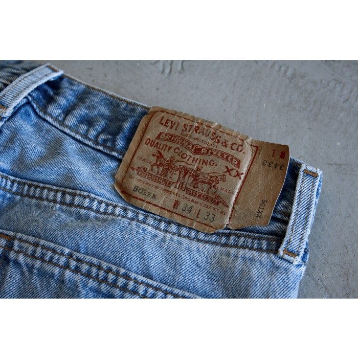 1990s “Levi's 501xx” Vintage Light Blue Jeans Made in USA | Vintage.City 古着屋、古着コーデ情報を発信