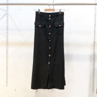 Linen × Cotton Button front linen skirt | Vintage.City 빈티지숍, 빈티지 코디 정보