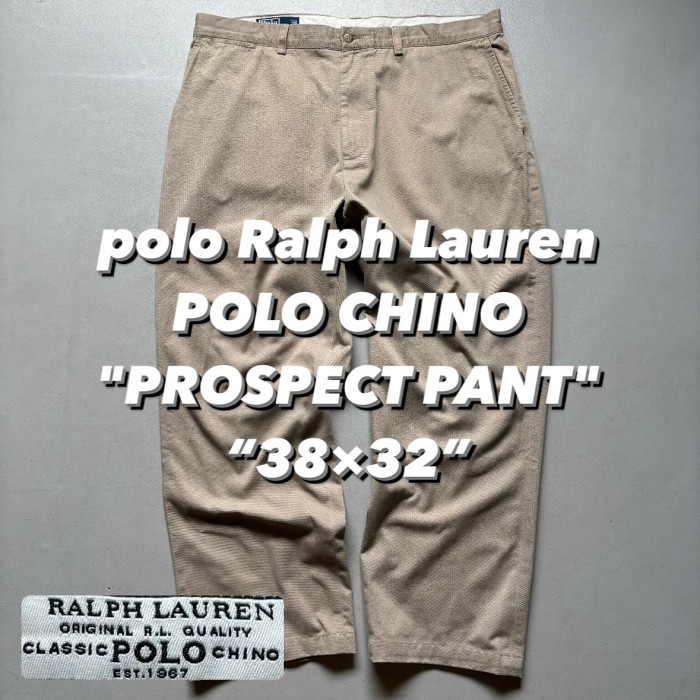 polo Ralph Lauren POLO CHINO "PROSPECT PANT" “38×32” ポロラルフローレン チノパン プロスペクト | Vintage.City 빈티지숍, 빈티지 코디 정보