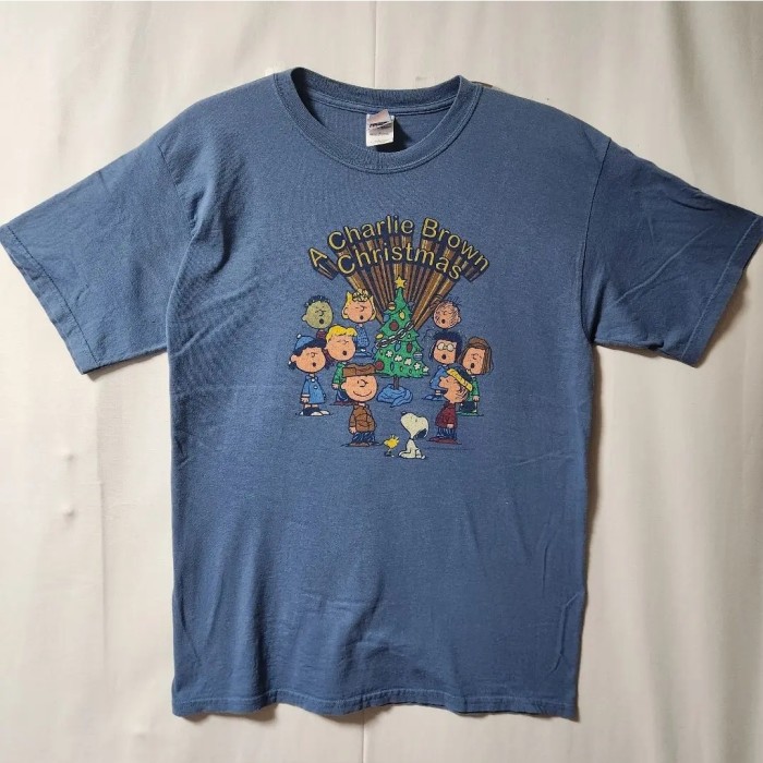 【PEANUTS】 スヌーピー　デザイン Tシャツ　半袖　ブルー　サイズL | Vintage.City Vintage Shops, Vintage Fashion Trends