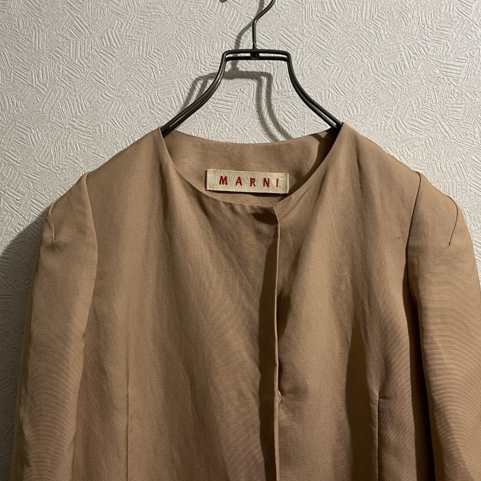 イタリア製 MARNI ノーカラー レーヨン コート / マルニ | Vintage.City 古着屋、古着コーデ情報を発信