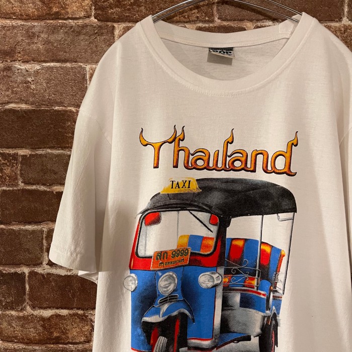 POP ART Thailand “TUK-TUK” プリント Tシャツ 白T | Vintage.City 古着屋、古着コーデ情報を発信