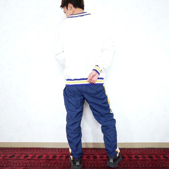 USA VINTAGE COLLEGE LOGO LINE TRACK PANTS NOR-TEX MADE IN USA/アメリカ古着カレッジロゴライントラックパンツ | Vintage.City 古着屋、古着コーデ情報を発信