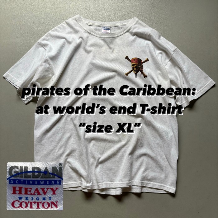 pirates of the Caribbean: at world’s end T-shirt “size XL” パイレーツオブカリビアン ワールドエンド ディズニー Tシャツ | Vintage.City 古着屋、古着コーデ情報を発信